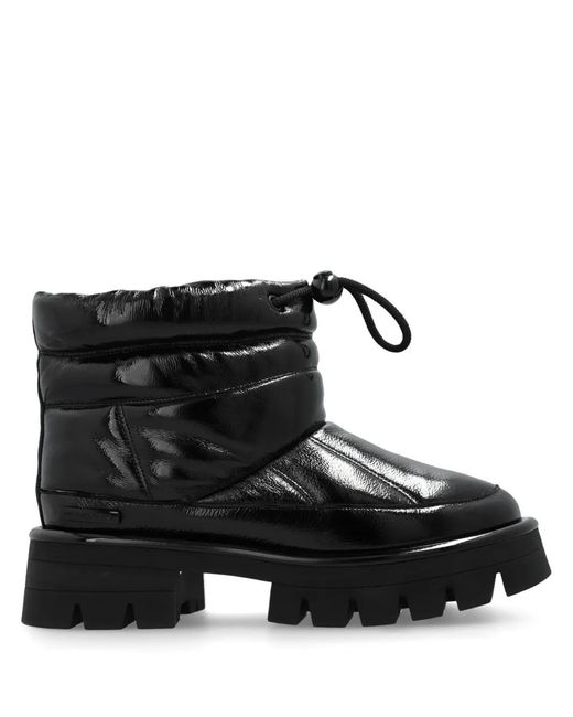 MICHAEL Michael Kors Black Barton Crackled Boots