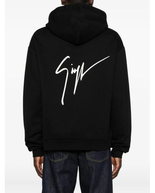 Giuseppe Zanotti Hoodie Mit Kordelzug in Black für Herren