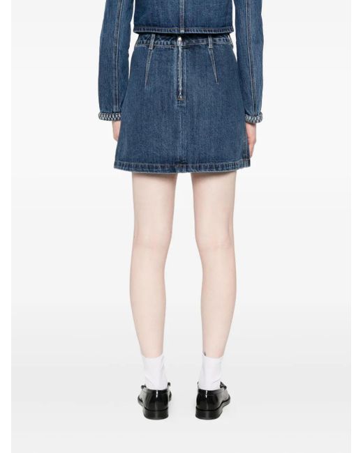 Self-Portrait Blue Skirts