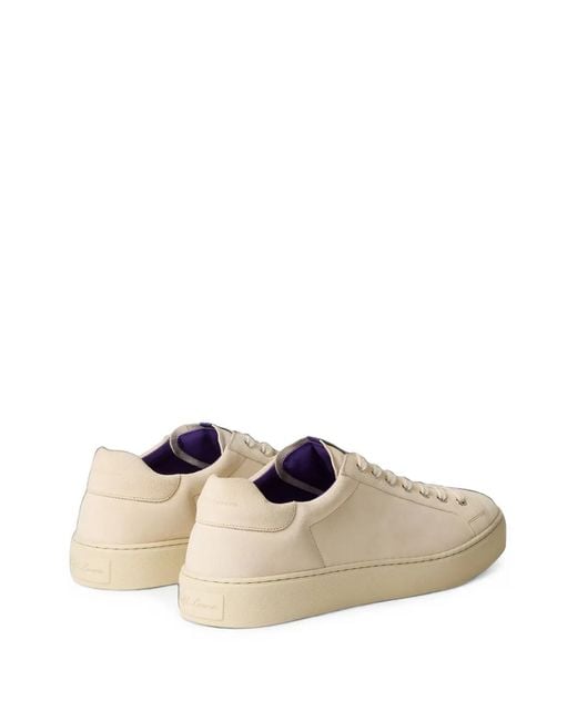 Ralph Lauren Natural Severn Suede Sneakers for men