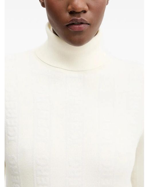 Iceberg White Turtleneck Sweater
