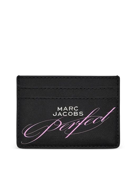 Marc Jacobs Black Logo Leather Card Case