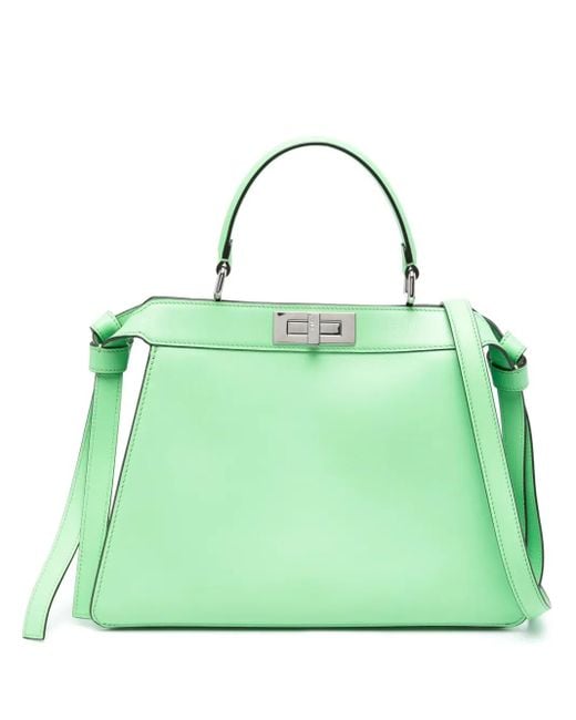 Fendi Peekaboo Iseeu Shopper in het Green