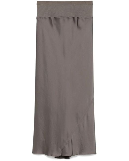 Rick Owens Gray Rock Mit Schräger Schnittführung