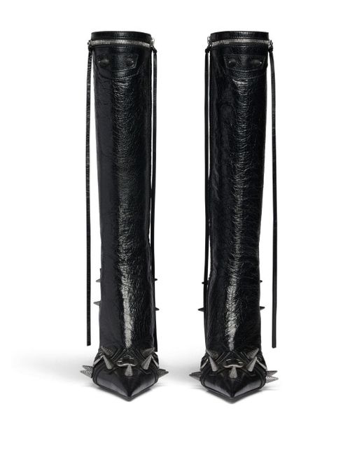 Balenciaga Black Cagole Stiefel 90mm