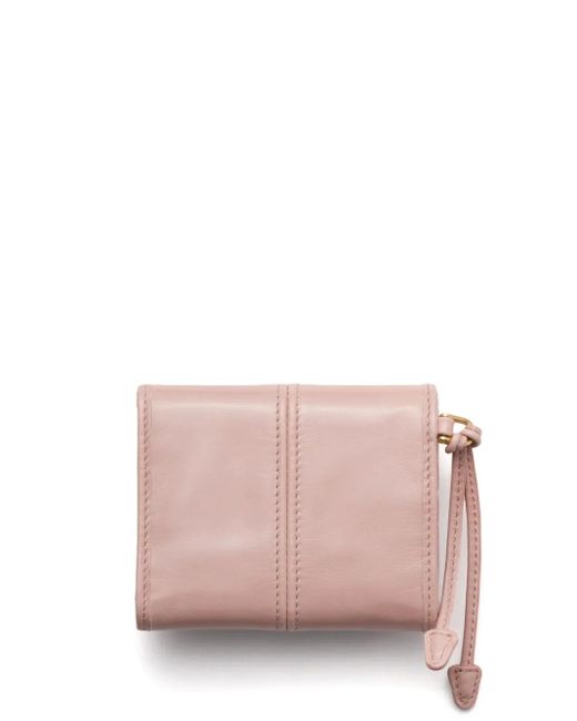 Prada Pink Small Leather Wallet