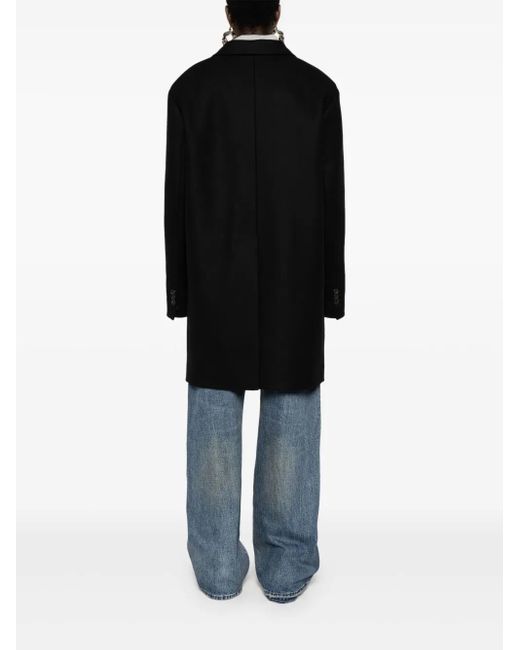 DSquared² Black Single-Breasted Coat