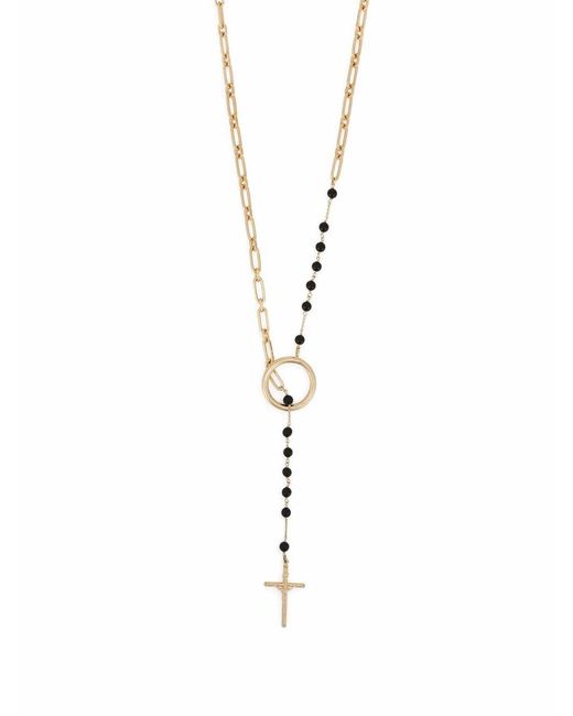 Dolce & Gabbana Metallic Rosary Necklace