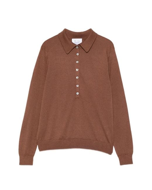 Be You Brown Buttoned Polo Shirt