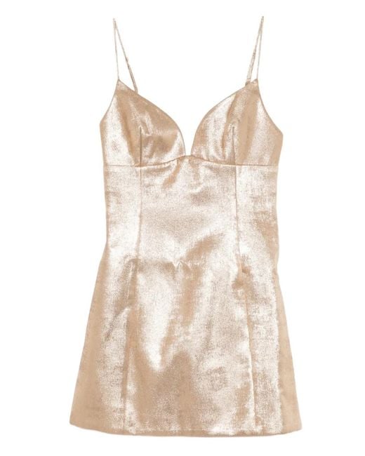 Acler Natural Bartin Mini Dress