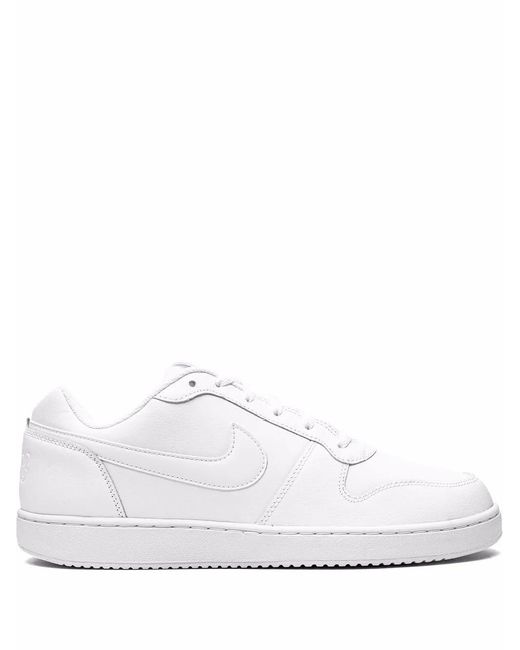 Nike White Ebernon Low Sneakers