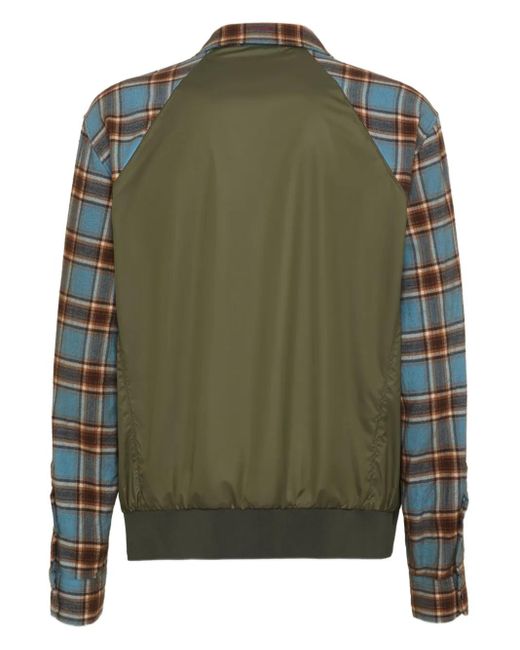 DSquared² Gray Checked Drawstring Shirt for men