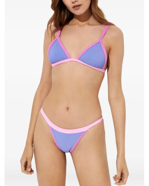 Beach Riot Blue Mika Adjustable Bikini Top