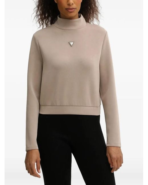 Guess Natural Triangle Appliqué Top