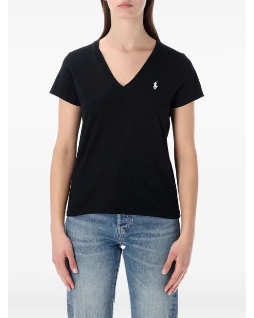 Polo Ralph Lauren Black V-Neck T-Shirt