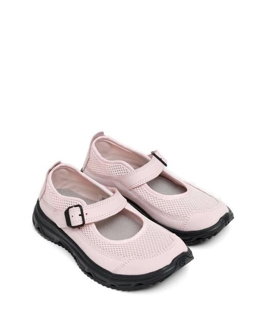 Salomon White Rx Marie-Jeanne Mesh Ballet Flats