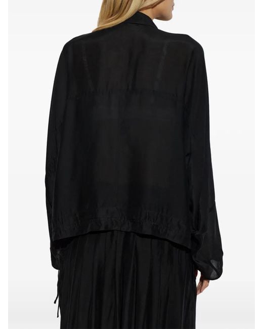 Munthe Black Vigil Pocket-Detail Shirt