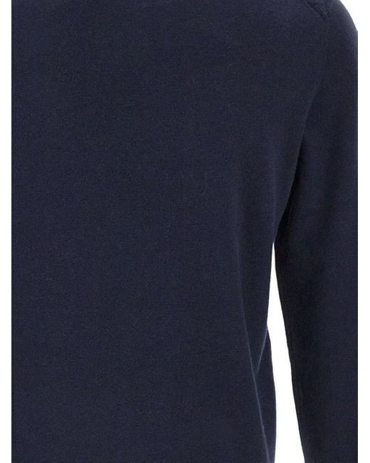 Diktat Blue Diamond-Pattern Sweater for men