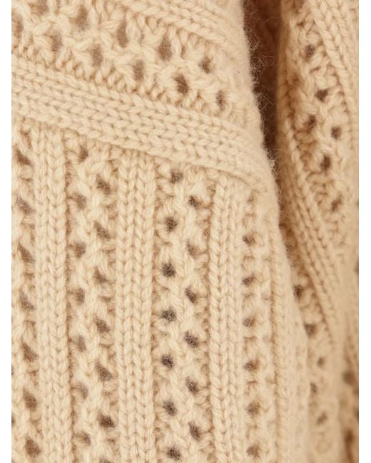 Max Mara Natural Balzac Open-Front Cardigan