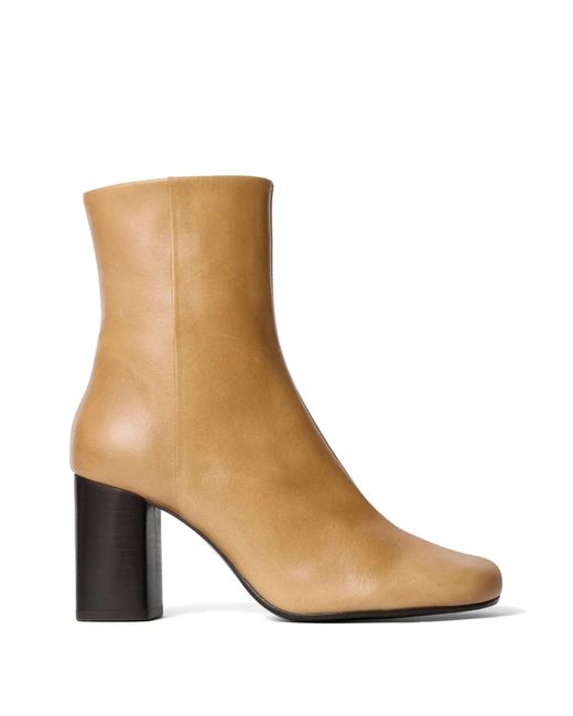 Lemaire Brown Anatomic Boots With 80 Mm Heel