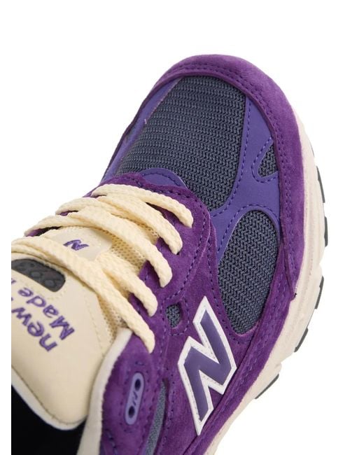 Baskets À Patch Logo New Balance en coloris Purple