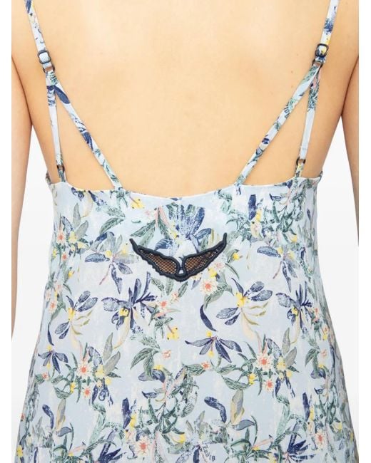 Zadig & Voltaire Blue Ramelil Maxi Dress