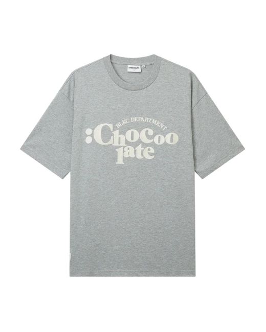 Camiseta con motivo gráfico Chocoolate de hombre de color Gray