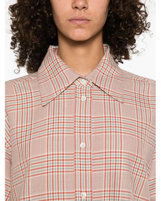 Jil Sander チェック シャツ Pink