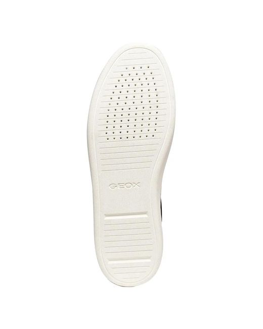 Geox Black Regio Herr Lace-Up Sneakers for men