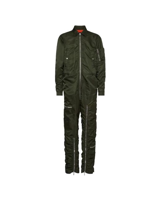 Tuta Intera Con Zip di DSquared² in Green da Uomo
