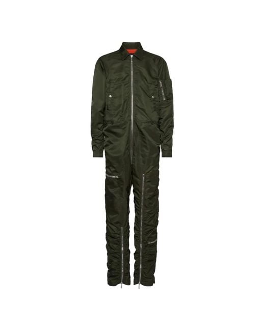 DSquared² Green Zip Jumpsuit for men