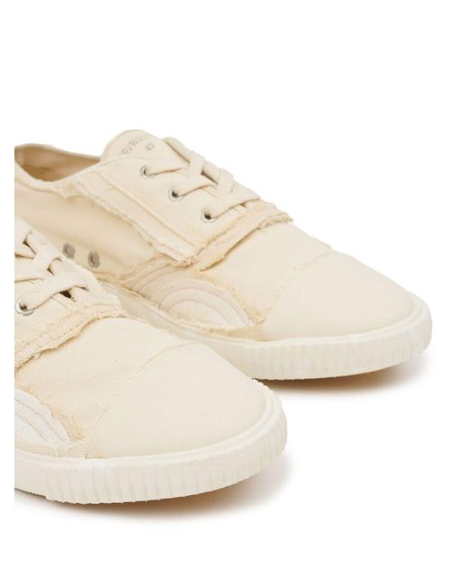 Maison Margiela White Inside Out Canvas Sneakers for men