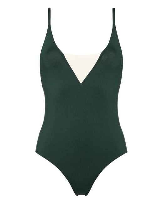 Eres Green Entrevue One Piece Swimsuit