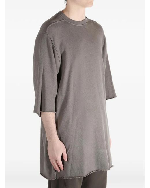 Rick Owens メンズ グレー オーバーサイズ Tシャツ 【公式通販】