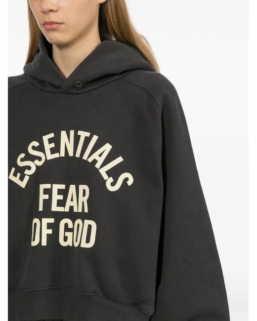 Essentials Black Campus 90S Hoodie