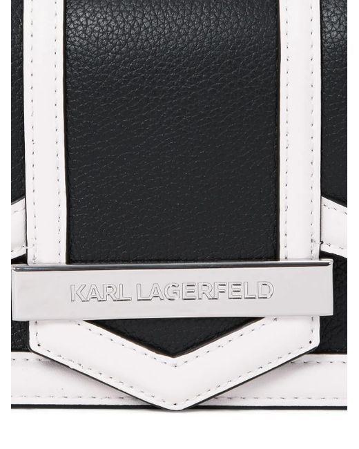 Karl Lagerfeld Black Small K-Nova Cross Body Bag