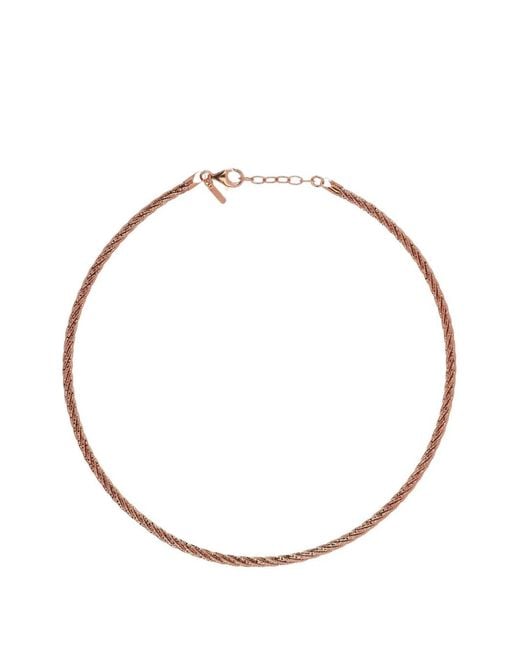 Collier Spring Twist Desmo en coloris Metallic