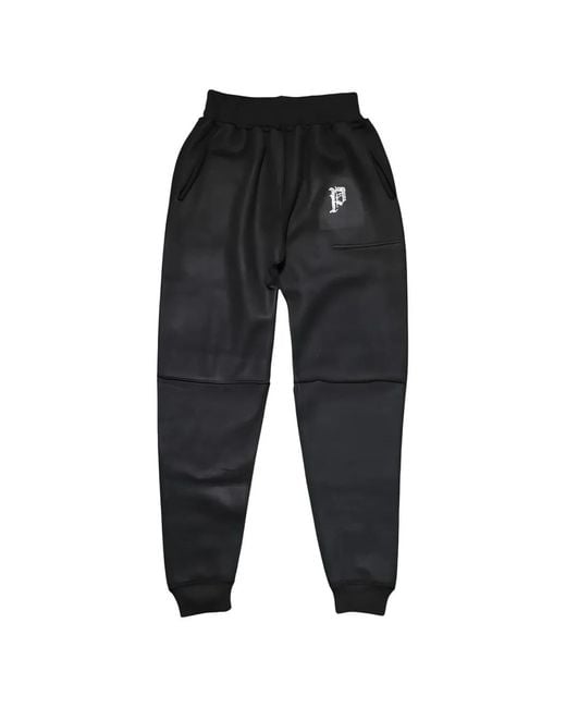 PROTOTYPES Black Logo-Detail Track Pants