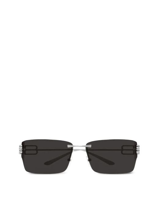 Balenciaga Black Logo-Detail Sunglasses