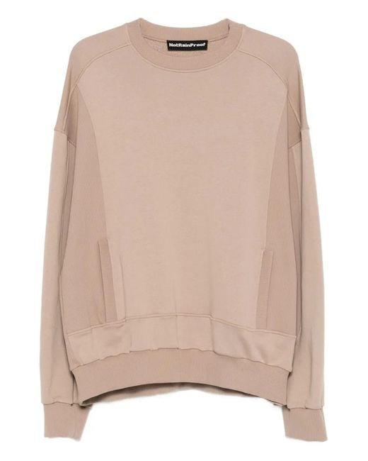 Notrainproof Natural Panelled Sweatshirt for men