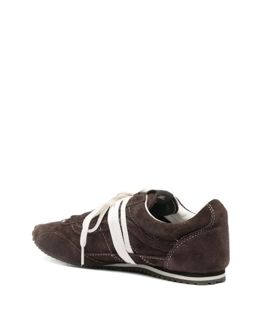 Vans Brown Stitched Sneakers
