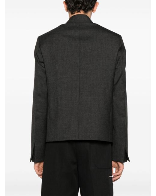 メンズ Givenchy ストレートカラーボンバージャケット Black