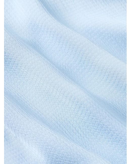 Bondi Born Blue Ardea Hammered-Satin Shirt
