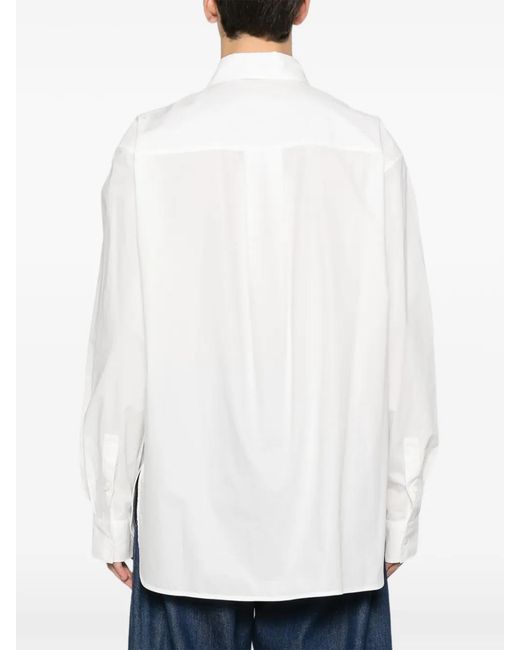 Marni White Graphic-Print Shirt for men
