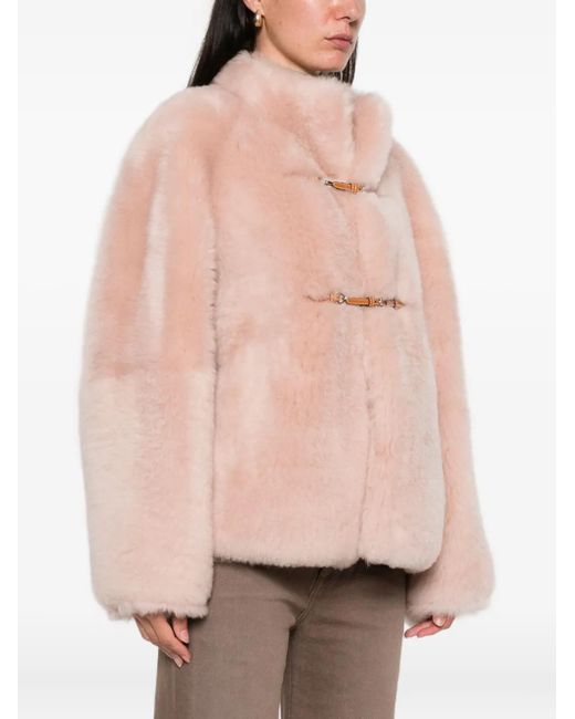 Ermanno Scervino Pink Toggle-Fastening Jacket