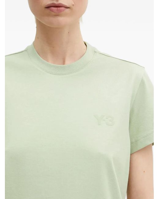 Y-3 Green Logo Short-Sleeve T-Shirt