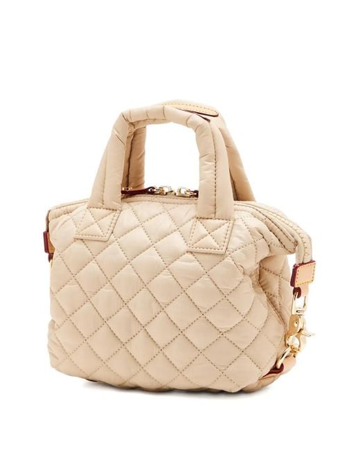 MZ Wallace Natural Micro Buff Sutton Tote Bag