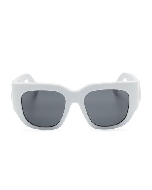 Gucci Gray GG1545S Oversized-frame Sunglasses