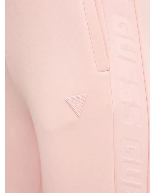 Guess Pink Logo Detail Trousers