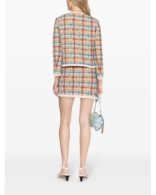 DSquared² White Upper East Side Tweed Jacket